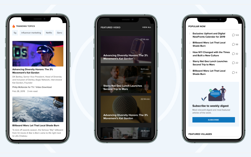 MediaVillage Boosts UX with a Revamped Portal screenshot 1