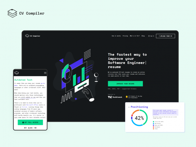 Relocate.me Creates AI CV Compiler for Tech Resume screenshot 1
