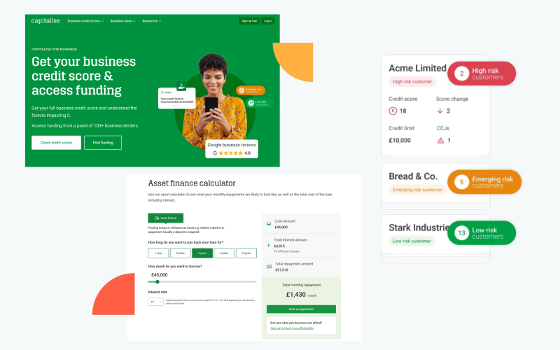 Capitalise: From Slow to Fast, Scalable & Flexible: Custom Headless Website for a Financial Company screenshot 1