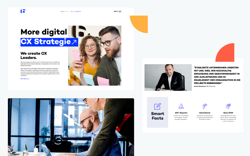 Best IT: An Ultra-Fast Custom Headless Website with Reusable Components for the IT Company screenshot 1