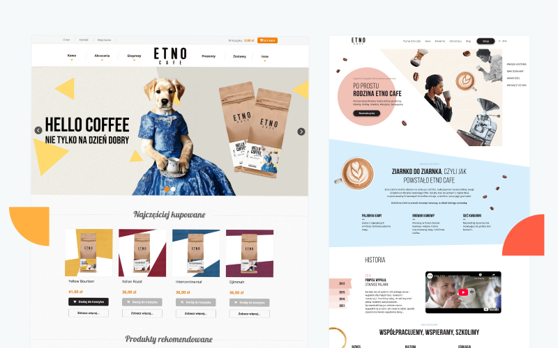 Etno Cafe: Modern, Fast & Easy-to-Navigate Website Based on Sanity Headless CMS screenshot 1