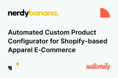 Nerdy Banana: Automated Custom Product Configurator for Shopify-based Apparel E‑Commerce