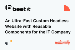 Best IT: An Ultra-Fast Custom Headless Website with Reusable Components for the IT Company