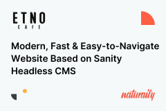 Etno Cafe: Modern, Fast & Easy-to-Navigate Website Based on Sanity Headless CMS