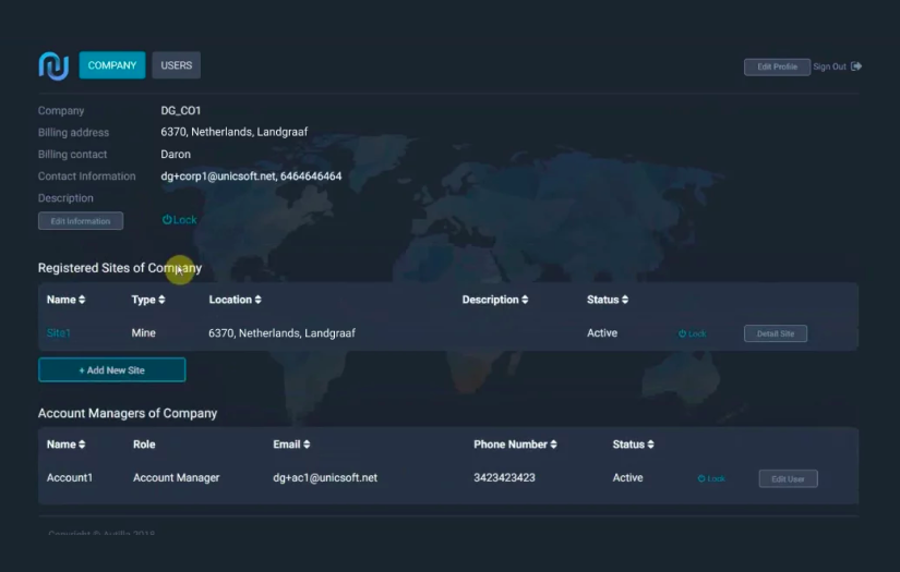 Gold supply chain management system screenshot 3