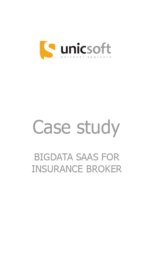 BIGDATA SAAS FOR INSURANCE BROKER screenshot 1