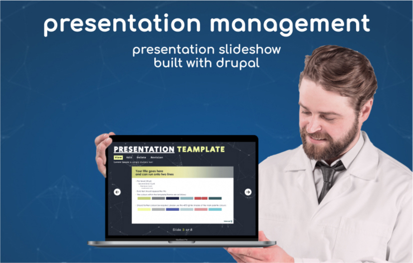 Presentation Slideshow Built with Drupal screenshot 1