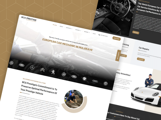 BCS Prestige's Website Transformation screenshot 1