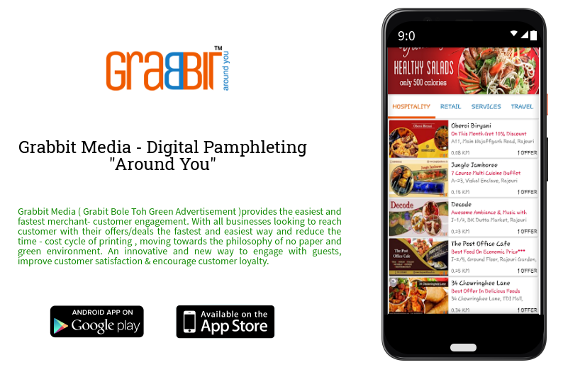 Grabbit Media - Digital Pamphleting"Around You" screenshot 1