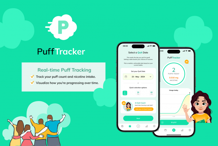 Quit Vaping & Smoking Tracker screenshot 1