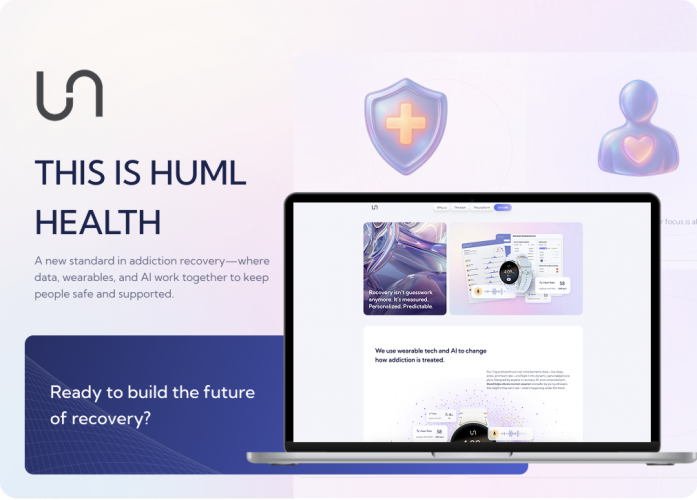 Huml Health – Website UX/UI Design screenshot 1