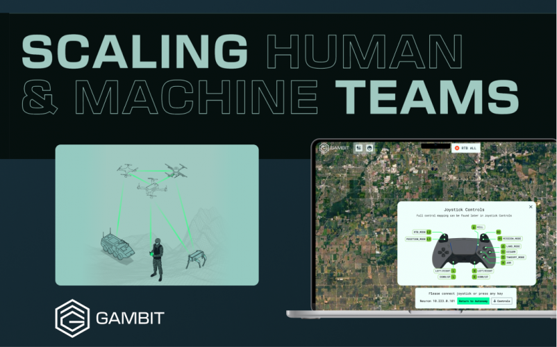 Gambit – Operator Control Web Platform for Autonomous Drones screenshot 1