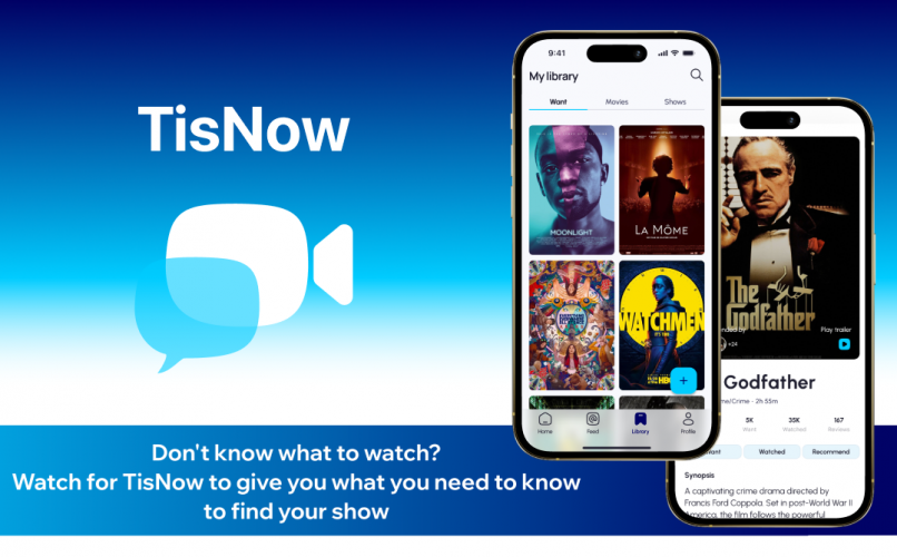TisNow – Social Movie & TV Tracking Mobile App screenshot 1
