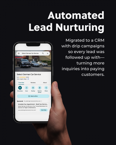 Advertising Strategy, Messaging & CRM for aa Luxury Auto Repair Shop screenshot 4