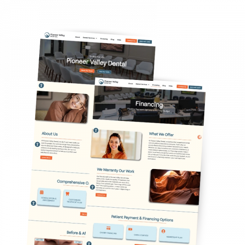 Website, SEO & Bilingual Branding for a Local Dental Practice screenshot 2