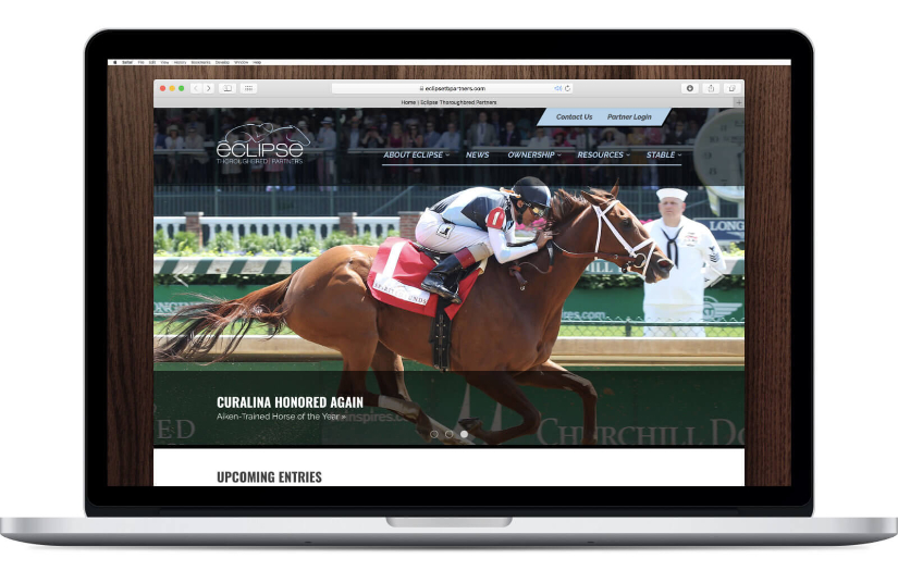 Web Design - Eclipse Thoroughbred Partners screenshot 4