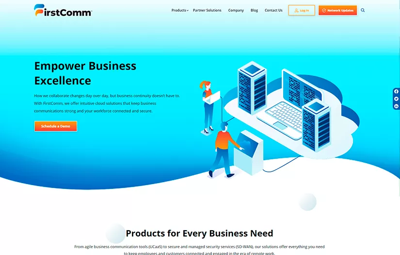 First Communications screenshot 1