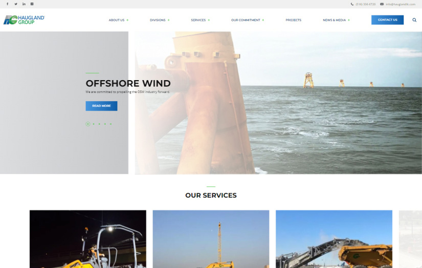 Haugland Group screenshot 2
