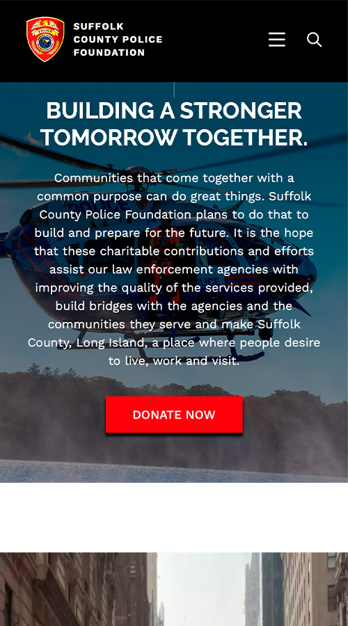 Suffolk County Police Foundation screenshot 1