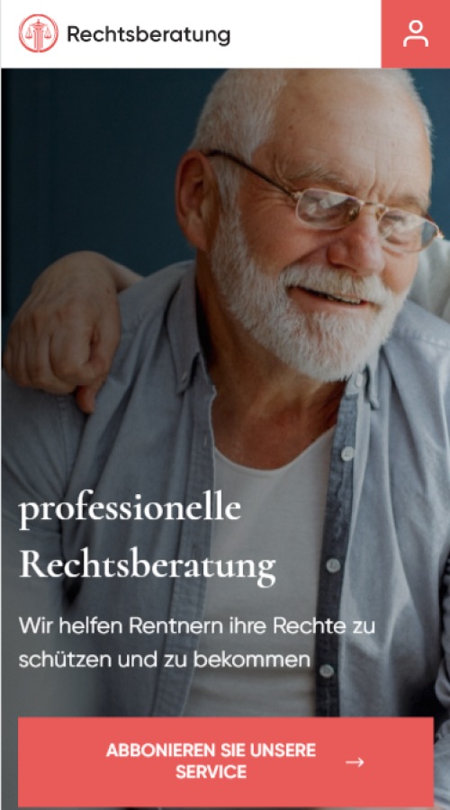 Rechtsberatung screenshot 1