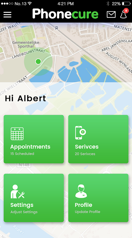 Phonecure screenshot 2