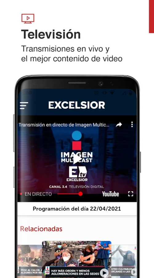App Excélsior screenshot 2