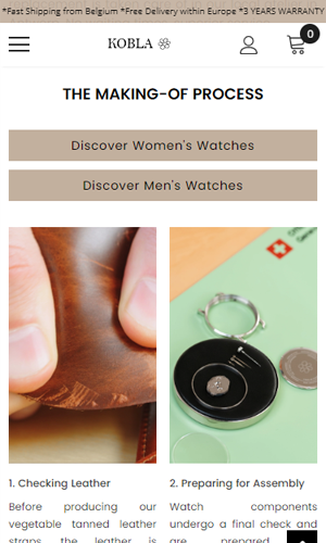 KOBLA - Sustainable Watches and Bracelets screenshot 4