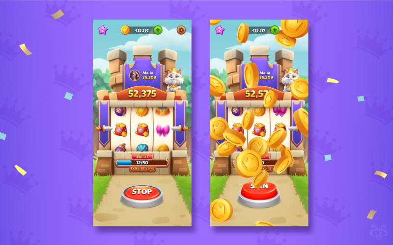 Social Casinо "Cat Slots" screenshot 1