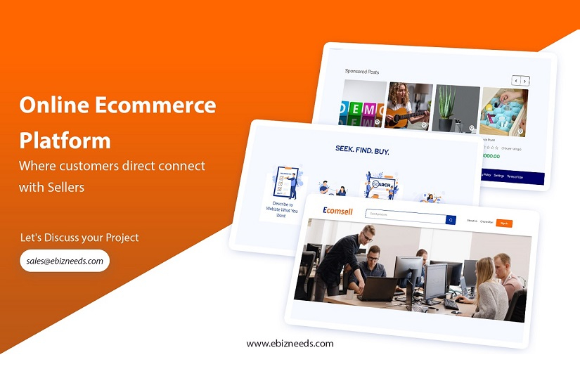 Online Ecommerce Platform Where customers direct connect with Sellers. screenshot 1