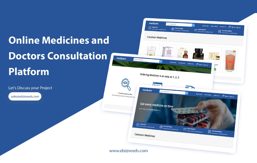 Online Medicines and Doctors Consultation Platform screenshot 1