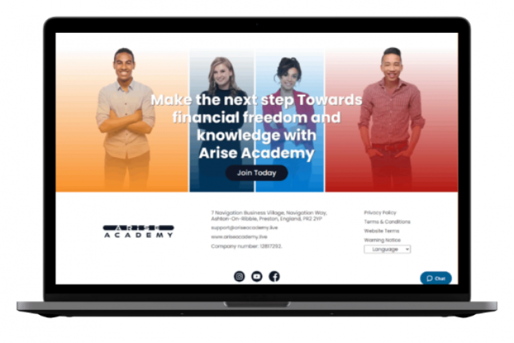 Arise Academy screenshot 1