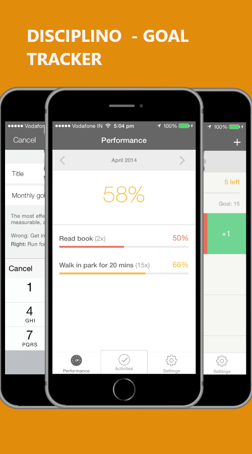 Disciplino — Goal Tracker App screenshot 1