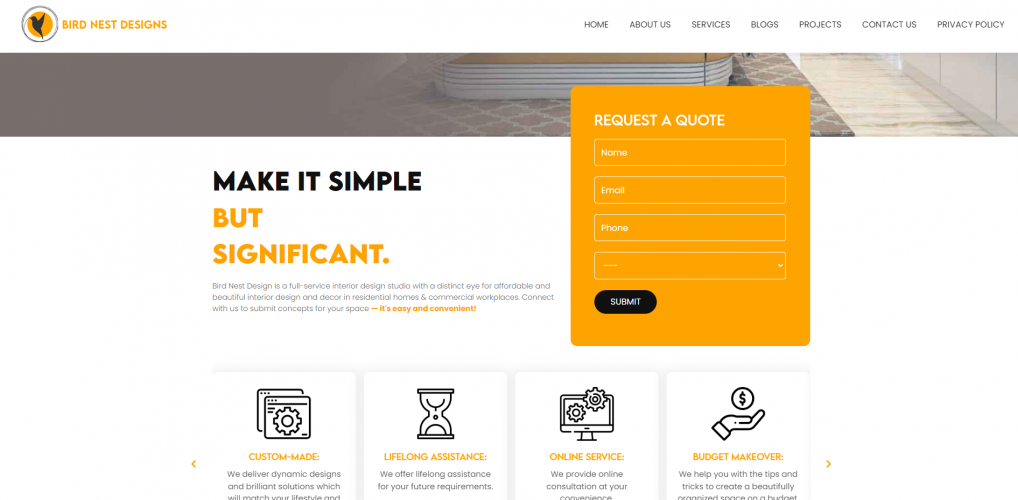 Bird Nest Designs screenshot 1