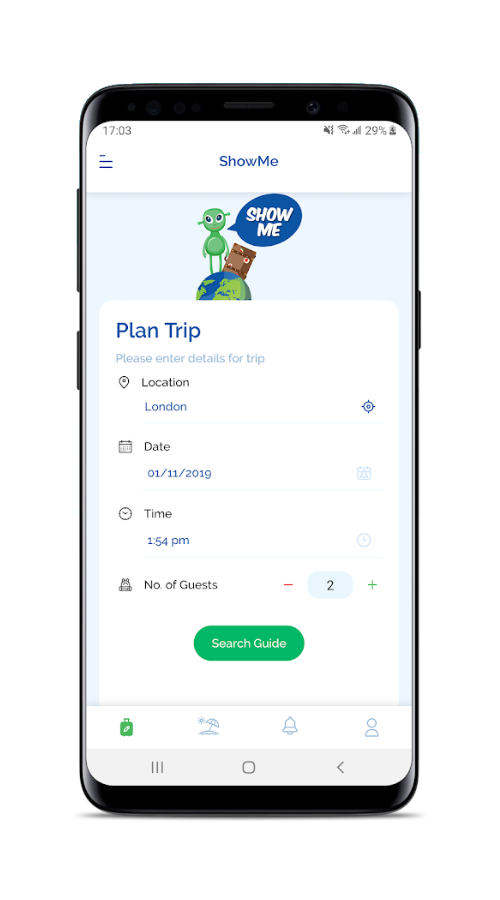 ShowMe Tours - Tour Guide Booker screenshot 1