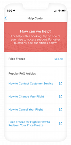 Hopper Booking Flight screenshot 1