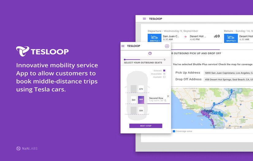 TESLOOP: Automotive Mobility Service Platform screenshot 1