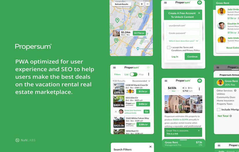 PROPERSUM: Vacation Rental Real Estate Marketplace screenshot 1