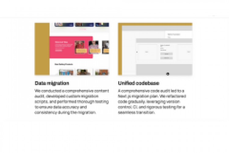 eCommerce App Modernization screenshot 2