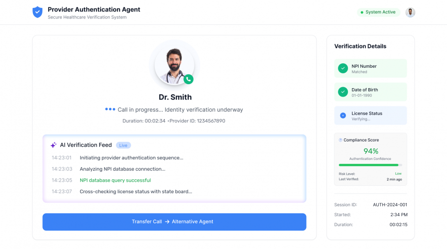 Secure Voice-AI Agents for a Real-Time Pharmacogenetics Platform screenshot 1