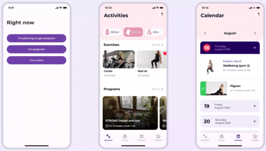 STRONGMom is a fitness app during pregnancy screenshot 2