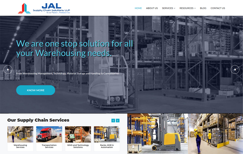 Jal Supply Chain Solutions screenshot 1