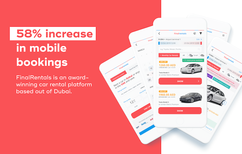 Car rental platform screenshot 1
