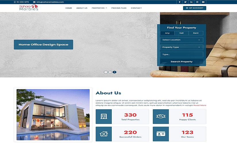 Real Estate Management System / Property Management System screenshot 1