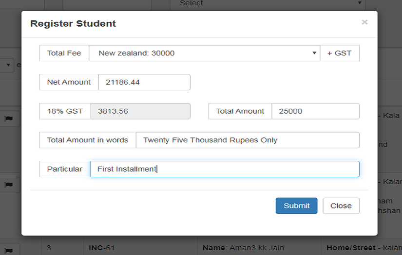 Node.JS based CRM application screenshot 5