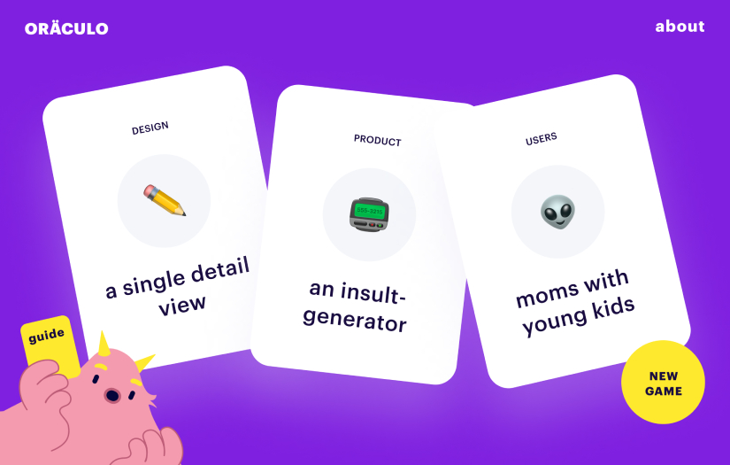 ORACULO screenshot 2