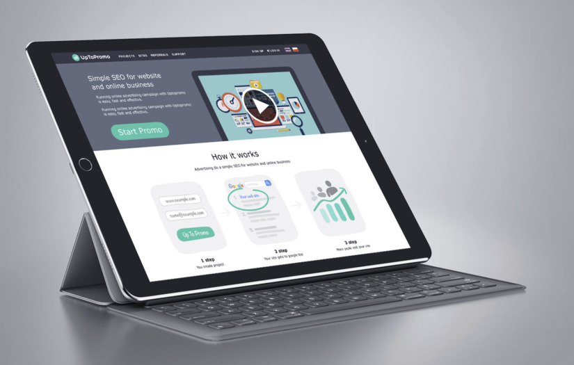 UpToPromo - Automated website promotion system screenshot 1