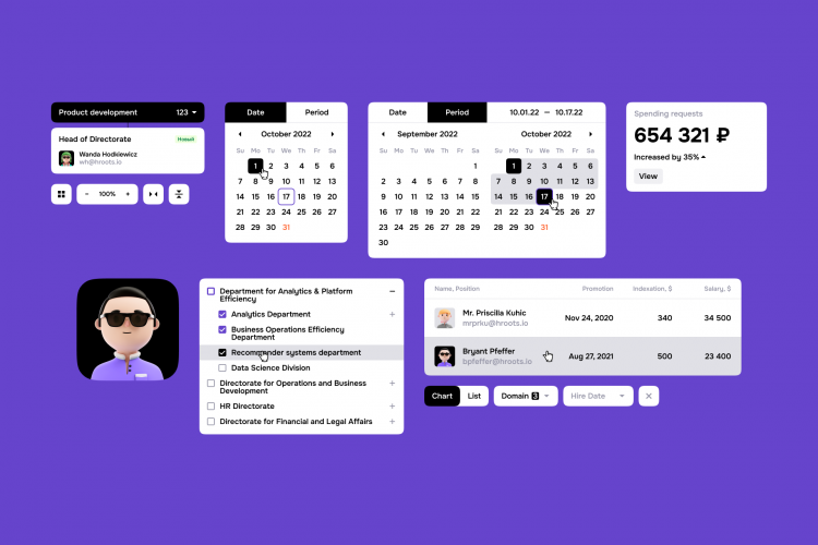 🏢 HR Platform Design for a Large Company by Evrone screenshot 5