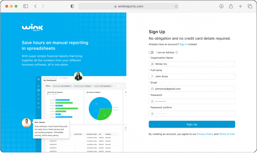 UI Redesign for a Business Reporting SaaS screenshot 4