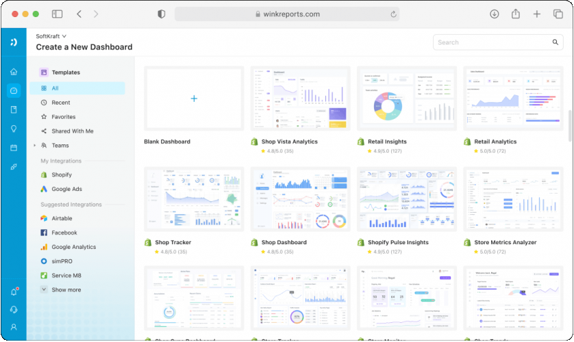 UI Redesign for a Business Reporting SaaS screenshot 2