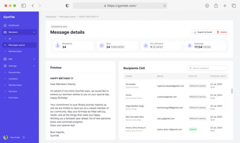 Comprehensive Gym Management Software screenshot 1